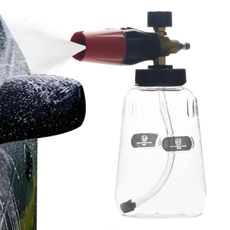 

1000ml Pressure Washer Foam Cannon 1/4 Interface Soap Foam Generator High Pressure Auto Washing Cleaning Car Accsesories