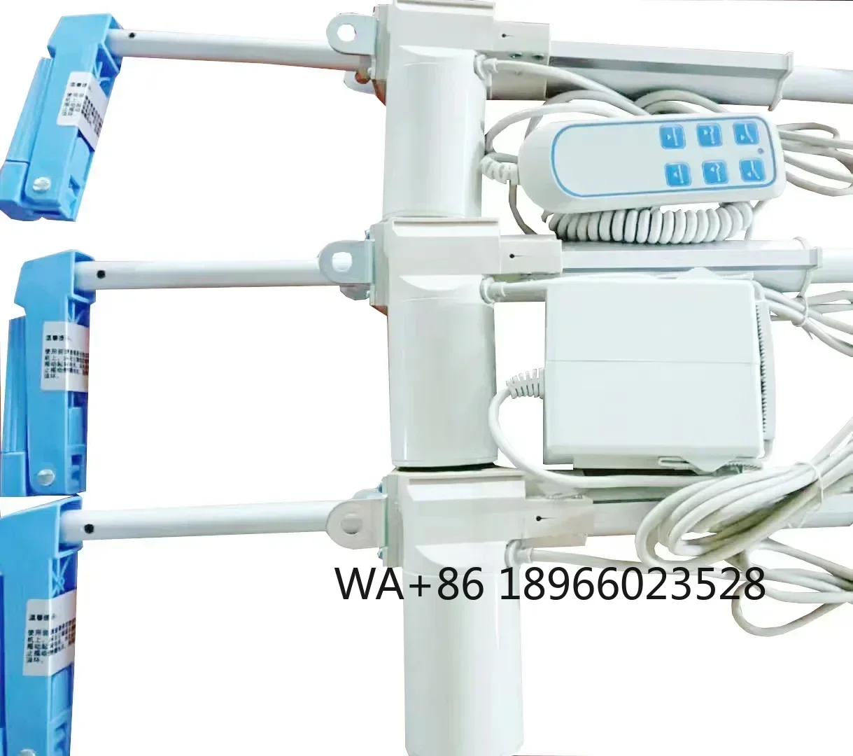 Трехэлектрическая система привода для больничной кровати с одним управлением