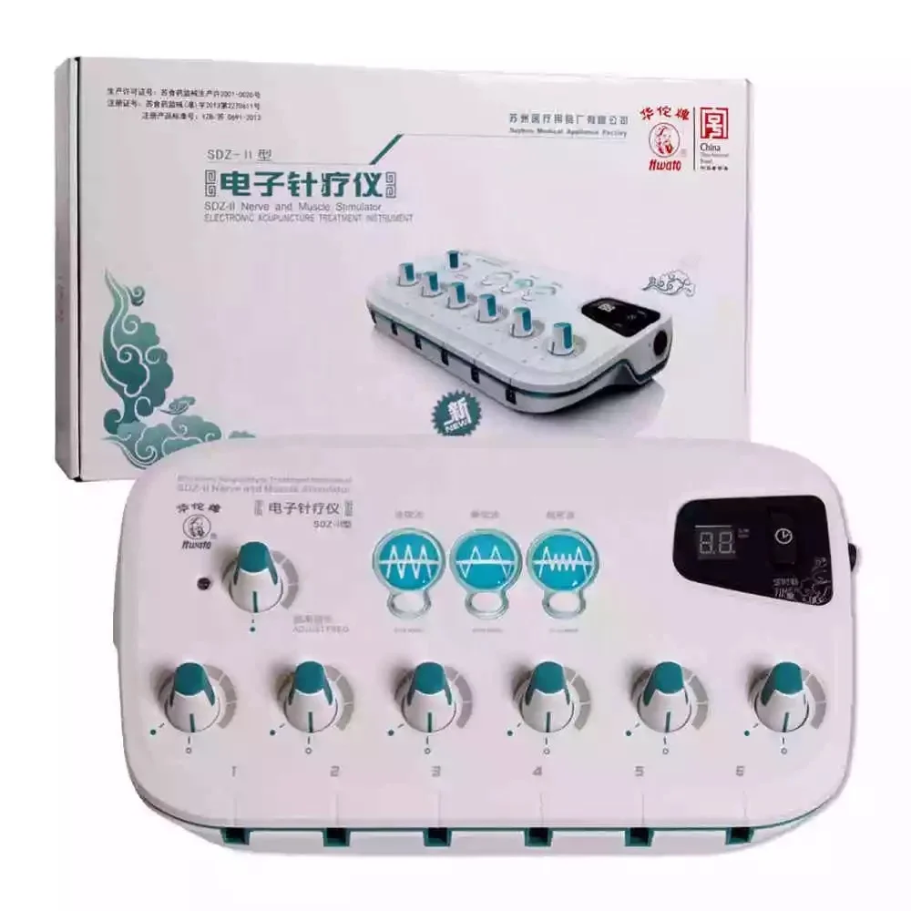 

New Hwato SDZ-II Upgrade Acupuncture Therapeutic Apparatus 100V-240V Electronic Acupuncture Stimulator Machine 6 Output Channel