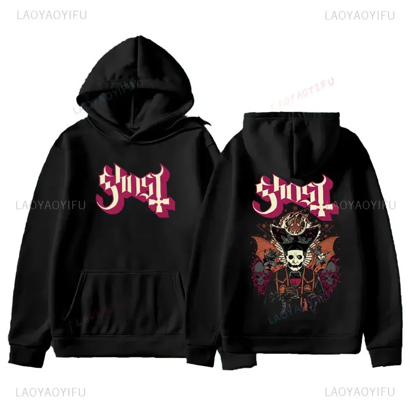 Фото Толстовки Ghost Band BC Шведская рубашка Heavy Metal Band Топы рок-группы Толстовка с заниженными плечами Хип-хоп Harajuku Пуловеры унисекс №5