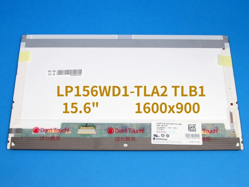 

15.6" laptop LCD Screen Fit For LP156WD1-TLA2 TLB1 TLB3 TLB4 TLD1 TLD2 TLD3 TPB1 HD+ 1600x900 New Replacemen