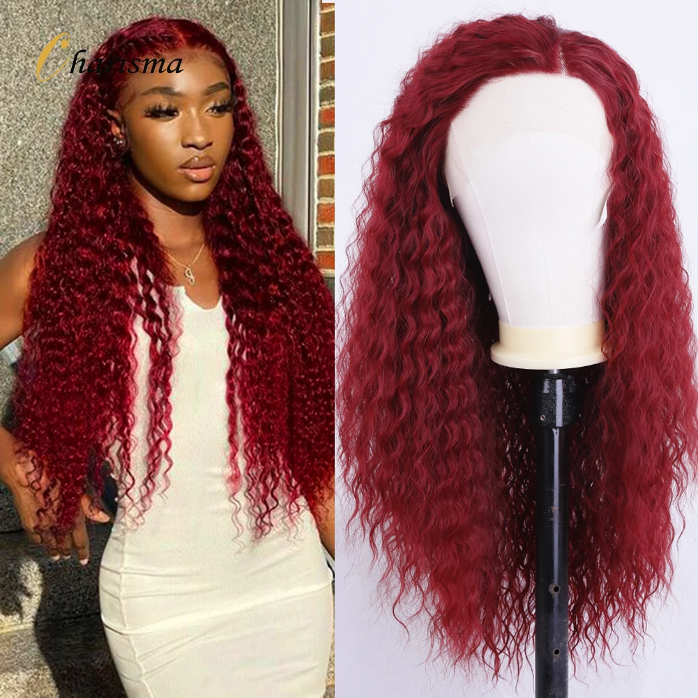 Длинный шелковый прямой синтетический парик на сетке спереди для женщин желтый