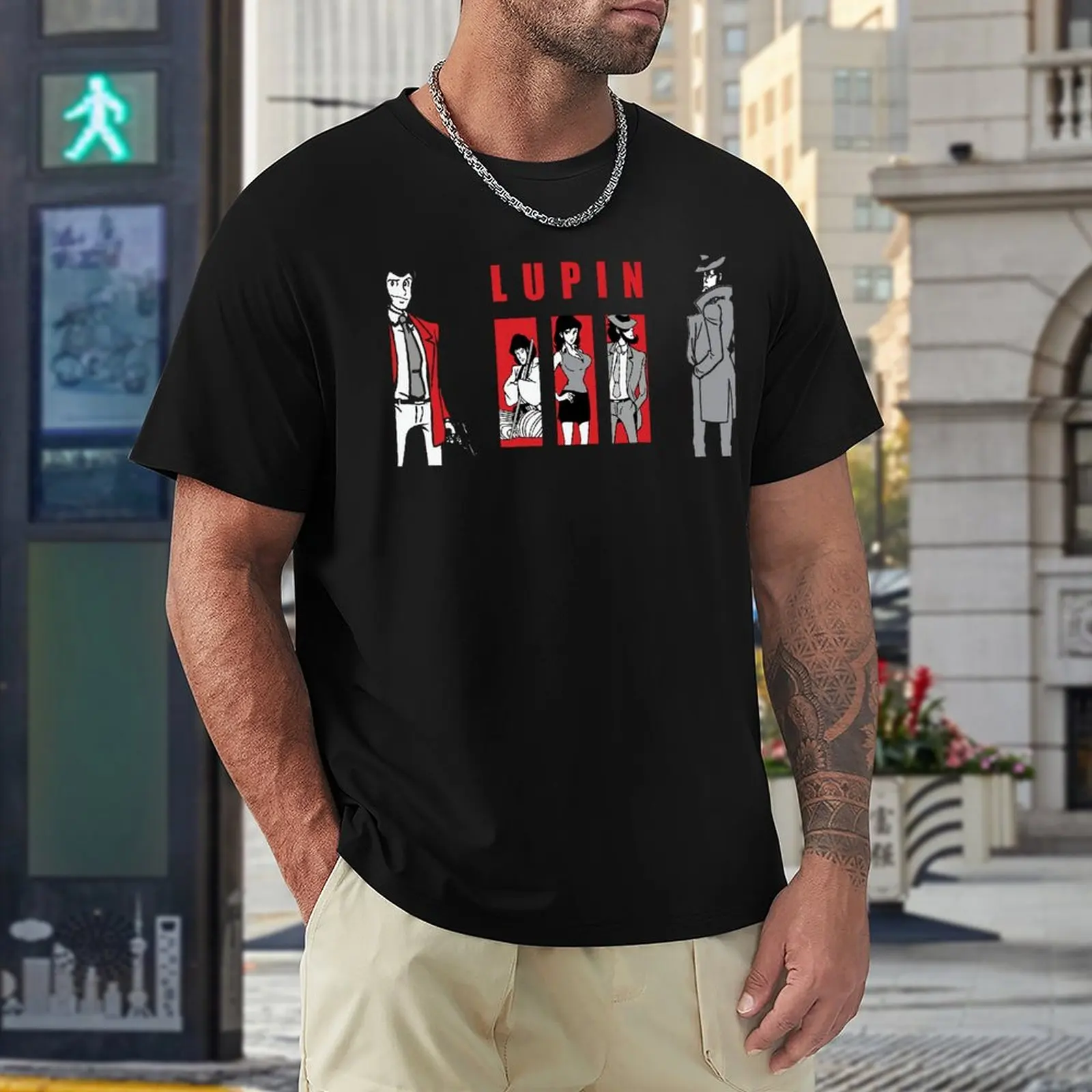 

T-shirts Lupin III Family Monkey Punch 5 Top Quality Travel USA Size High Grade