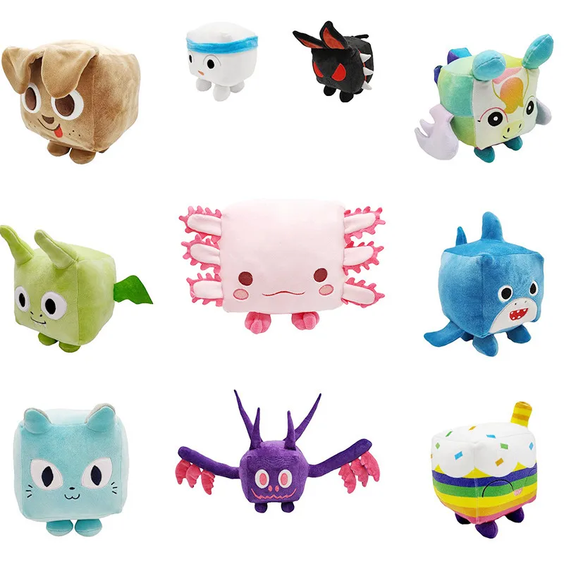 

Pet Simulator X Cat Plushies New Big Games Cat Plush Toys Cute Blue Cat Doll Plushie Axolotl Plush Toy Gifts
