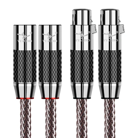 Hiyaudio провод баланса A2 XLR 16 жил OCC+стерлинг серебро