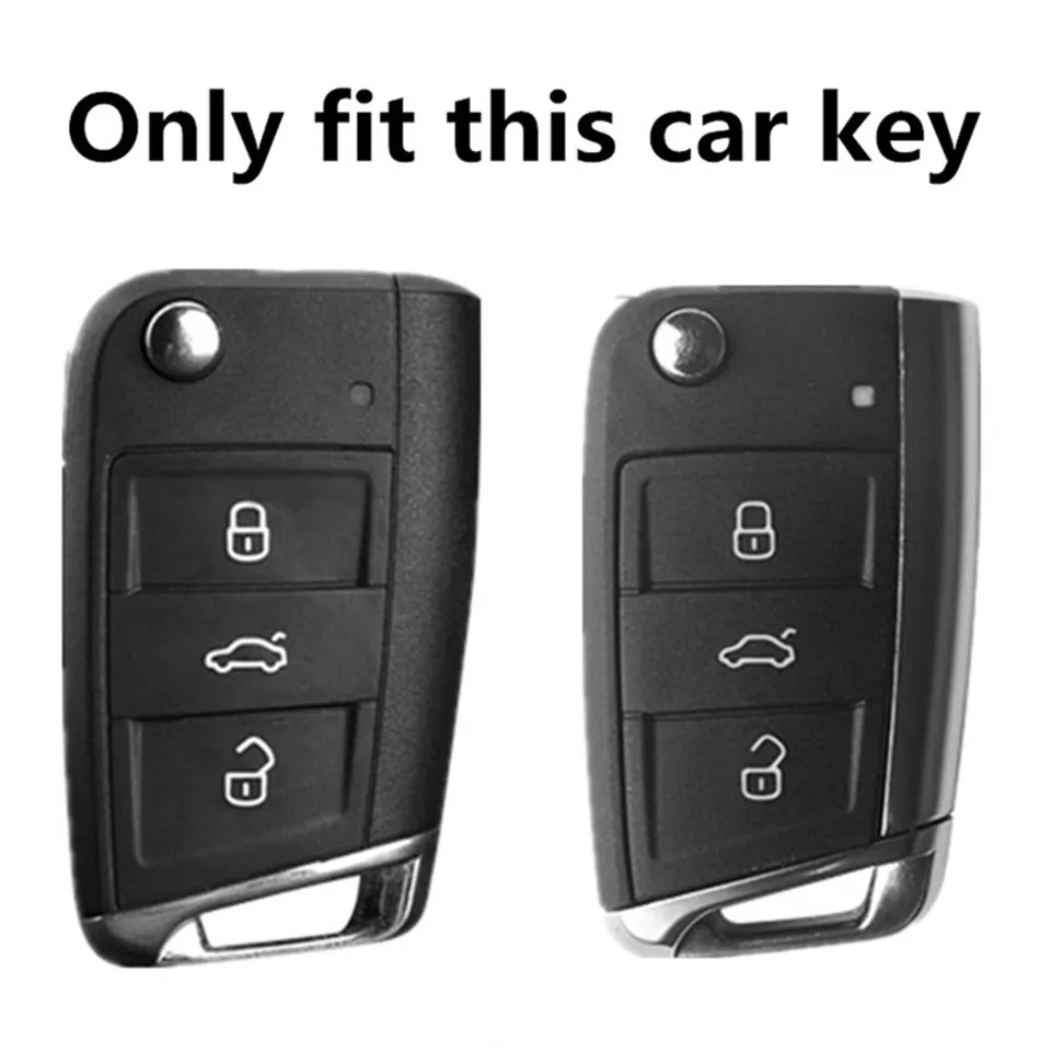 Чехол для автомобильного ключа Volkswagen VW Golf 7 gti mk7 r Touran Skoda Octavia 3 Superb Karoq Kodiaq Seat Leon mk3