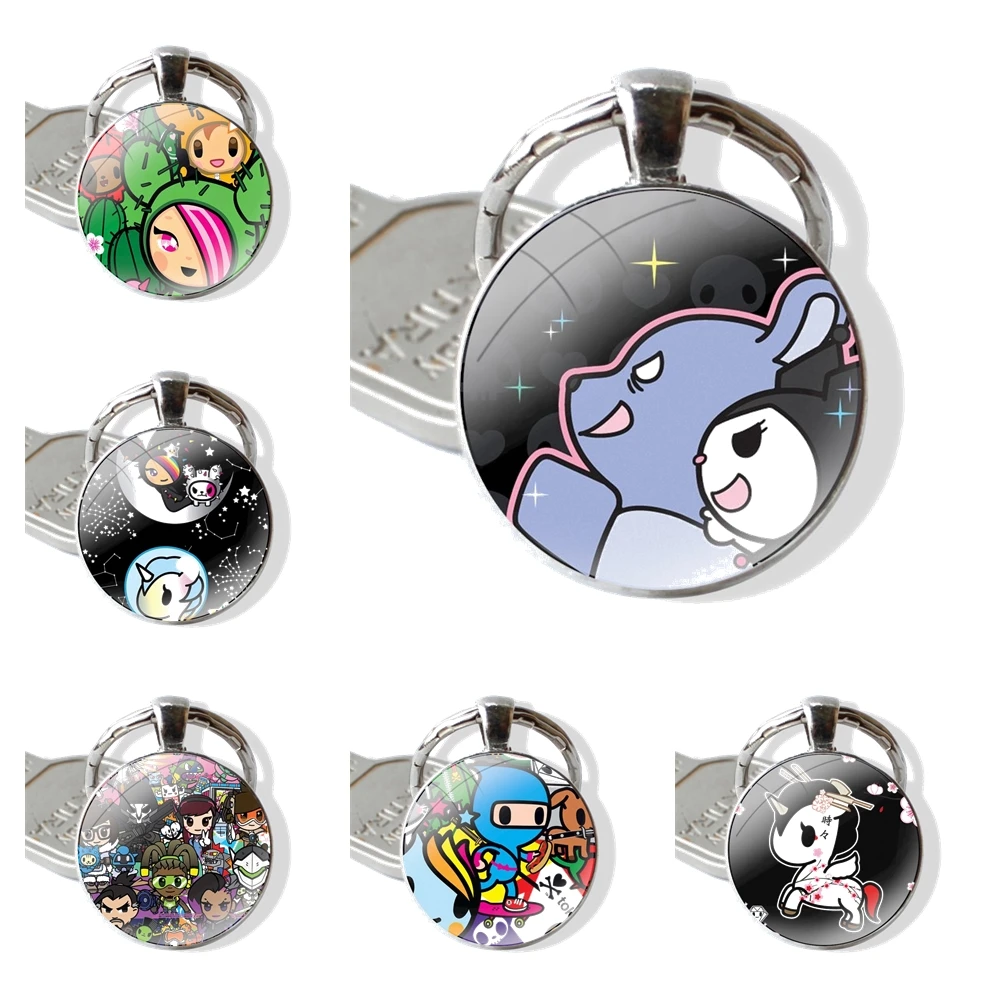 Стеклянный кабошон брелок подвеска автомобильные брелки ручной работы модный