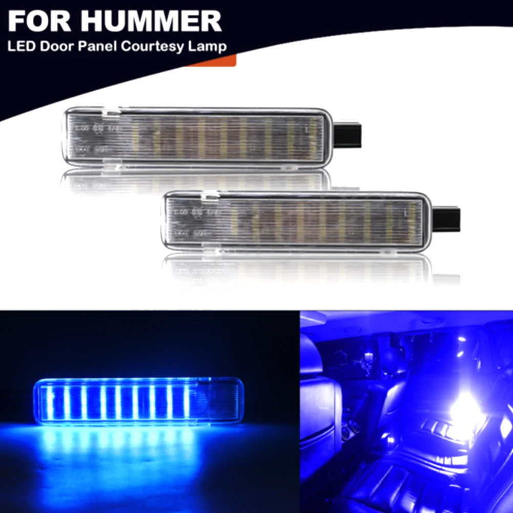 

Car Interior Courtesy Lamp Door Panel Blue Error Free Light Waterproof