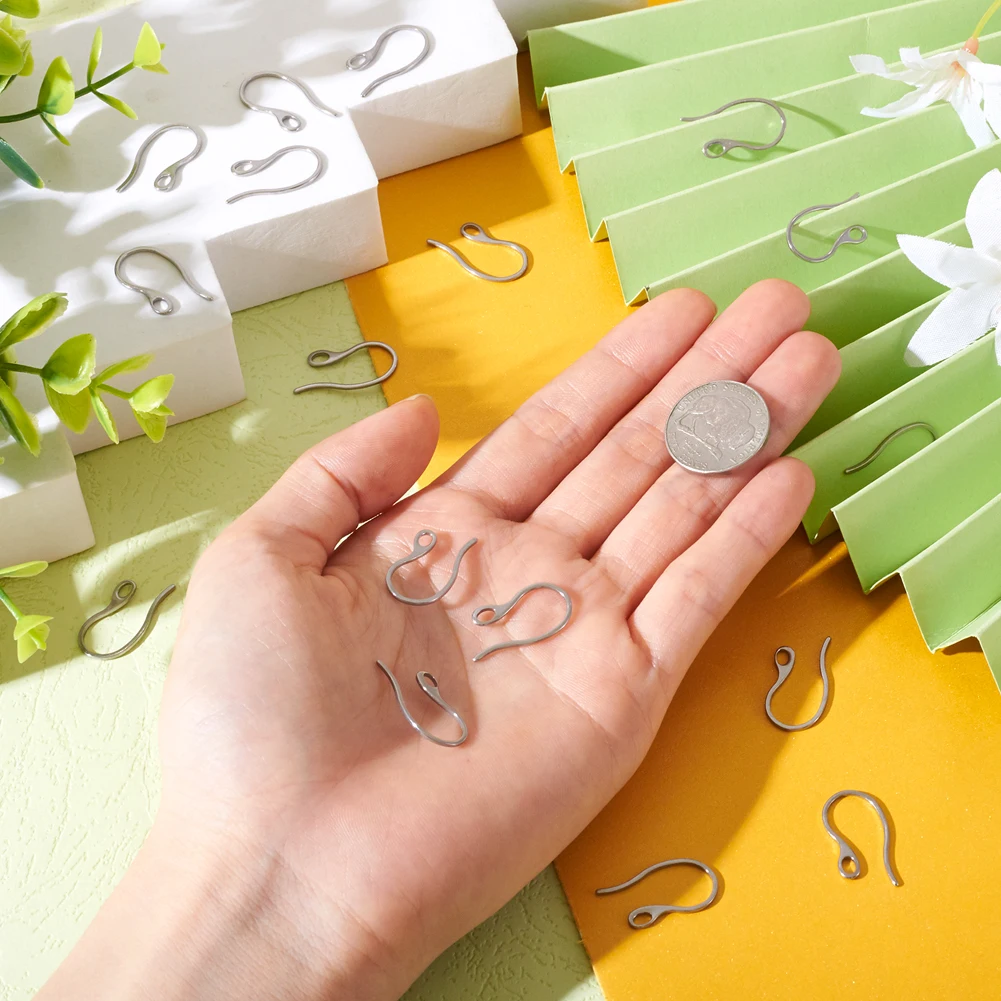 Серьги-крючки Pandahall из нержавеющей стали 100 шт.