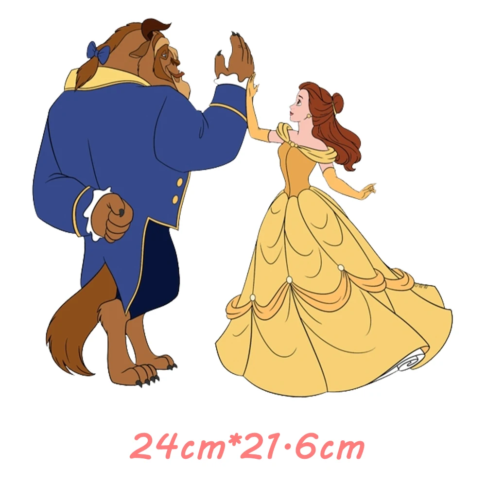 Наклейки на одежду Disney Beauty and The Beast наклейки для волос