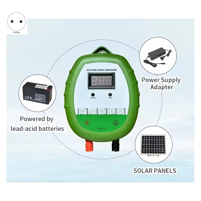 Электрический контроллер забора Солнечная ферма технические аксессуары для