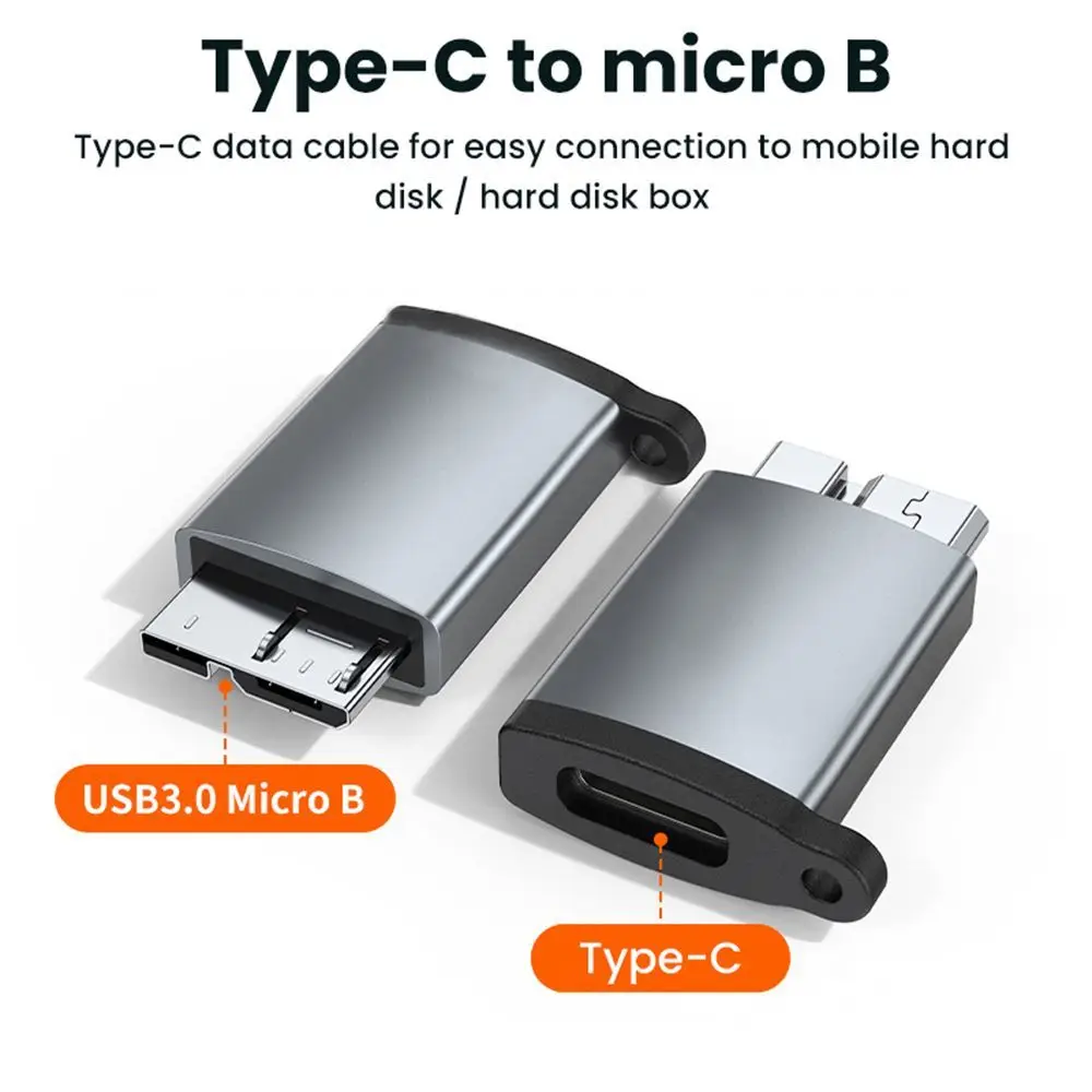 

USB3.0 adapter Type-C female to micro B for Mac connection to Portable storage device Fast Charging Usb Micro 3.0 to Type C