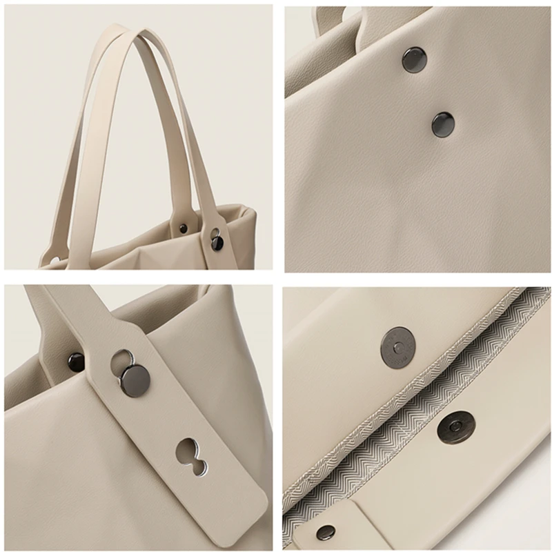 Fashionable Folding Rhombus Rhombus Bucket Bag Handbag Shoulder Bags 2022 New High Capacity Summer Laser Geometric Tote Bag