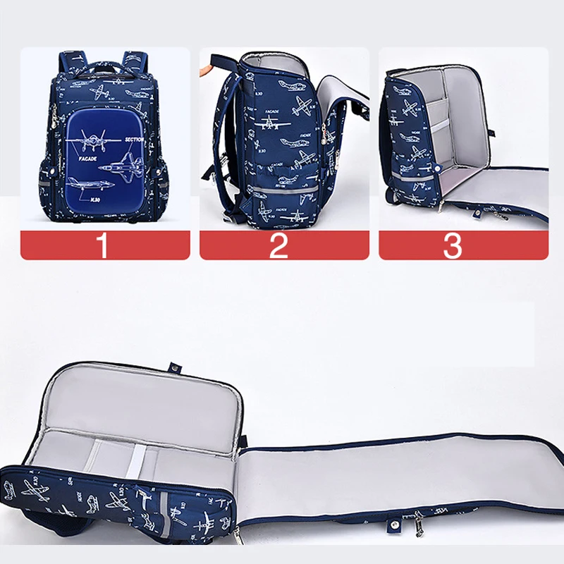 Primary School Backpack 3D Cartoon Cute Children's School Bags for Girls Boys Orthopedic Students Waterproof Book Bags mochila