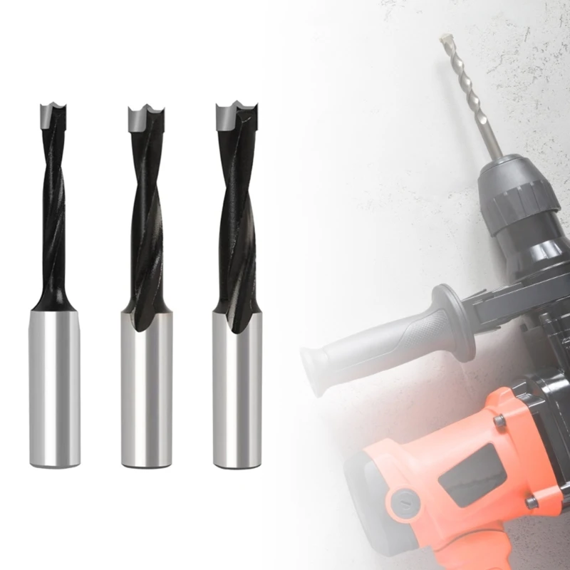 

6/8/10mm Wood Forstner Drill Bit Left Rotation Router Bit Row Drilling for Boring Machine Drill 2 Flute Router Bit Drop Shipping