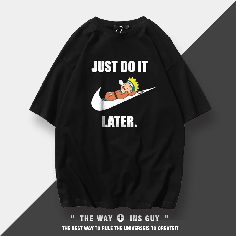 

Naruto Anime Joint T-Shirt Men's Loose All-match Short Sleeve Summer Short Sleeve Y2k Shirt Clothing Women Kawaii Clothes
