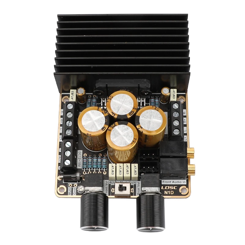 

CN68 TDA7850 HIFI 80WX4 класс AB домашний аудиоусилитель плата аудио Мощность 4-канальный стерео цифровой усилитель для музыкального плеера