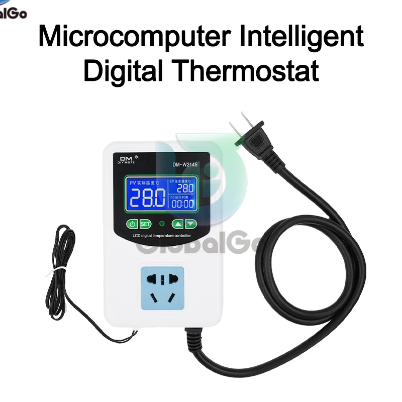 

Термостат-50 ℃ ~ 110 ℃ управлением Темп датчика топления высокой точности регулятора температуры цифров умный охлаждая НТК