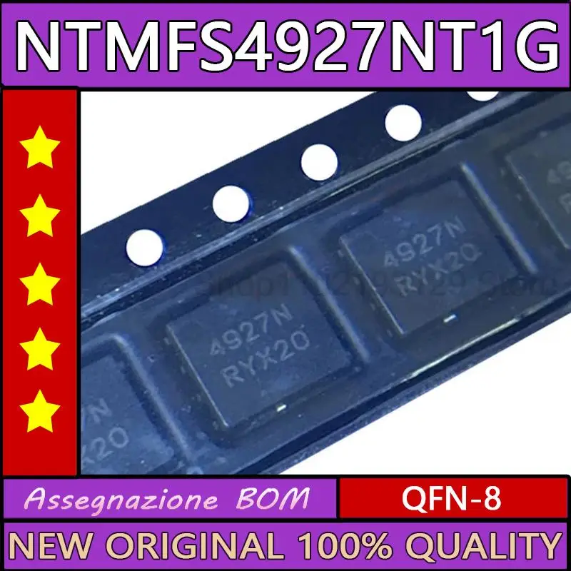 

5PCS NTMFS4927NT1G NTMFS4927N 4927N QFN-8 New original ic chip