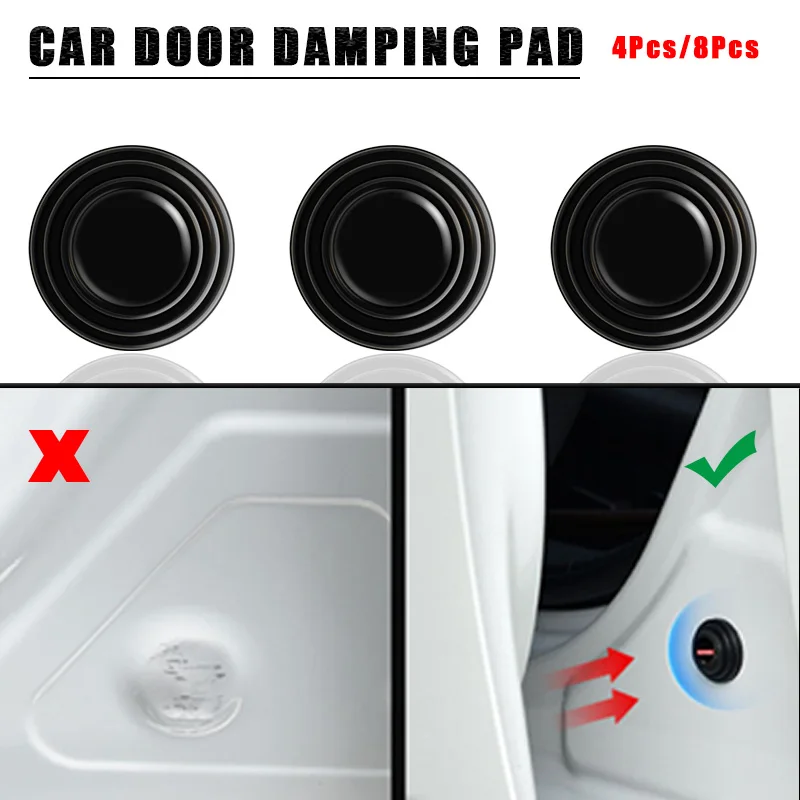 

4/8Pcs Car Door Damping Pad Protection Stickers for Volvo V50 Fh Truck S60 S40 Xc70 C30 Xc60 S80 V40 Xc90 Xc40 Truck Accessories