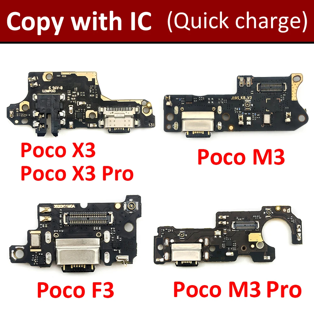 

Соединитель док-станции с Micro USB зарядным портом и гибким кабелем, плата с микрофоном для Xiaomi Poco M3 F3 X3 M4 Pro / Redmi 9T
