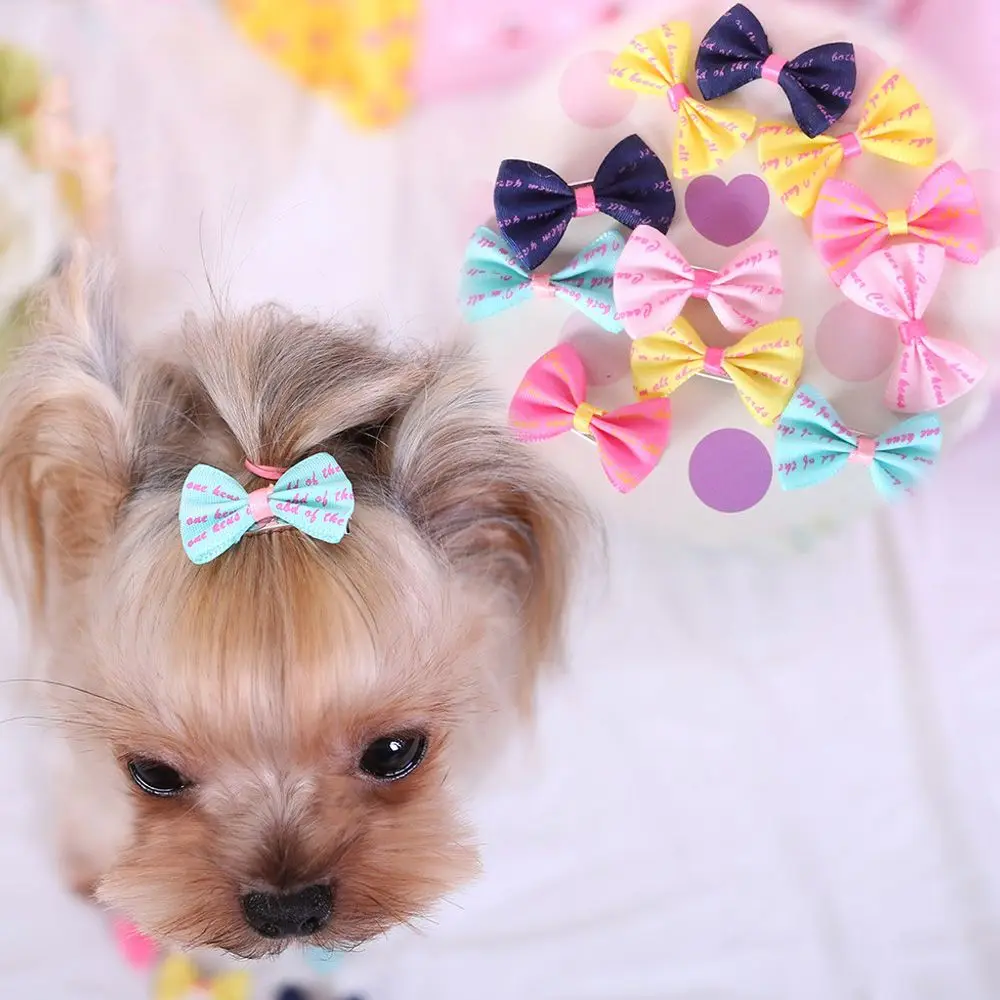

Cat Pet Dog Puppy Sweet Butterfly Bows Hair Barrette Bow Hairpins Hair Clips