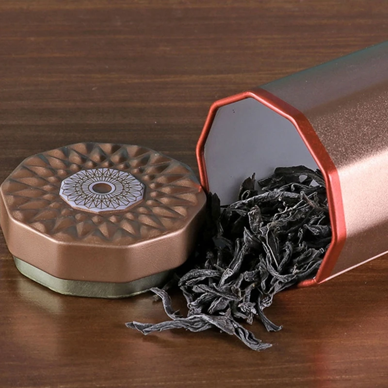 

Tea Containers Teaware Storage Holder Candy Box Teaware Tea Tin Container Kitchen Storage Box Tinplate Material 3 Col