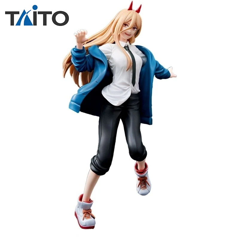 

Оригинальная фигурка мужской бензопилы в наличии TAITO, коллекционная аниме модель, украшения, детские игрушки, рождественские подарки на день рождения