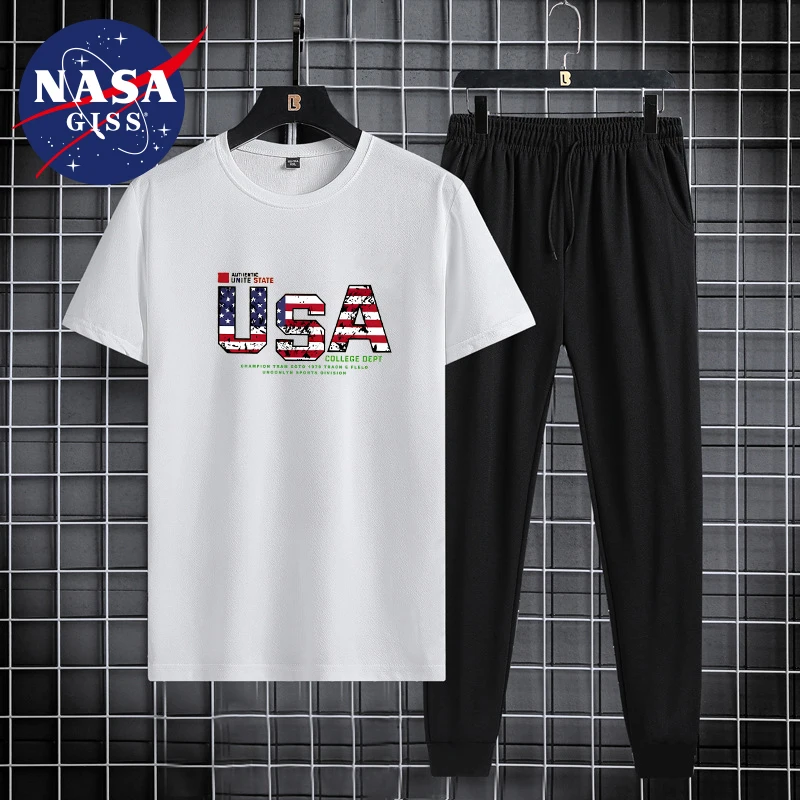 Комплект из двух предметов с коротким рукавом и длинными брюками