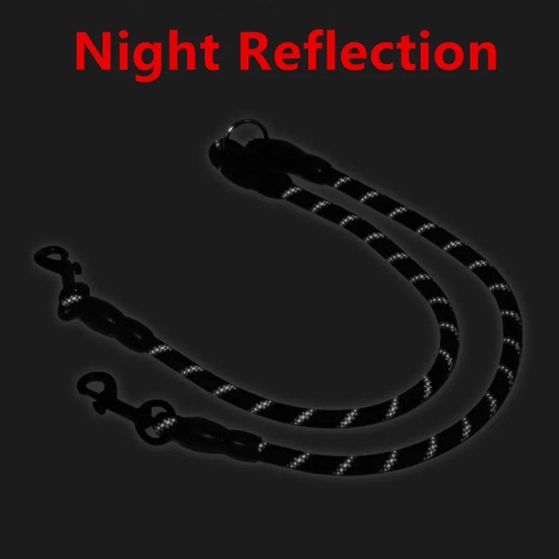 Светоотражающий Поводок для собак двойной поводок с мягкой подкладкой прогулок