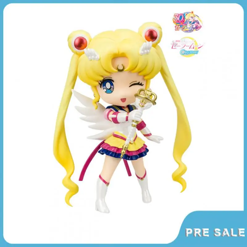 

Pre Sale Anime Sailor Moon Cosmos Action Figure Tsukino Usagi Sailor Moon Q Version Original Hand Made Toy Peripherals Gifts