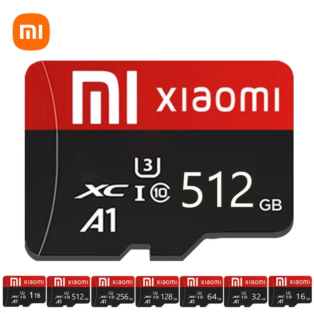 

Карта памяти Xiaomi Class 10, 1 ТБ, 16 ГБ, 32 ГБ, 64 ГБ, 128 ГБ, 256 ГБ, 512 ГБ, высокоскоростная карта Micro TF SD, флэш-карта для телефона, камеры, планшета