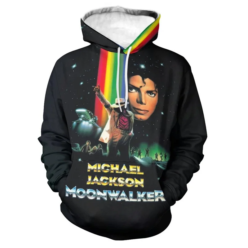 

Мужские толстовки с капюшоном и принтом Майкла Джексона, Детская толстовка, женская уличная одежда в стиле хип-хоп и панк, пуловер с длинным рукавом и капюшоном для мужчин и женщин