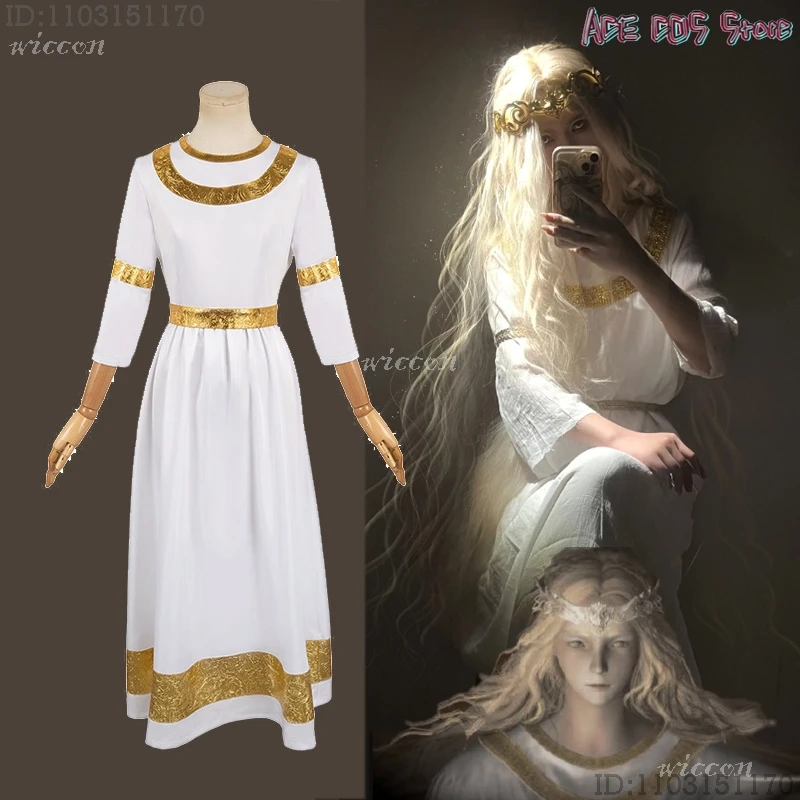 Игра Ведьма Миквилла Косплей Костюм Парик Женская Ролевая Аниме Стиль Платье