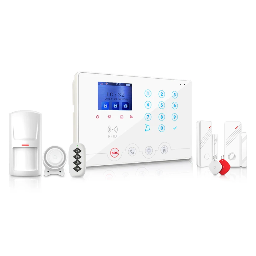 

2020 4G WIFI Smart Security System Home Wireless as Motion Sensor System