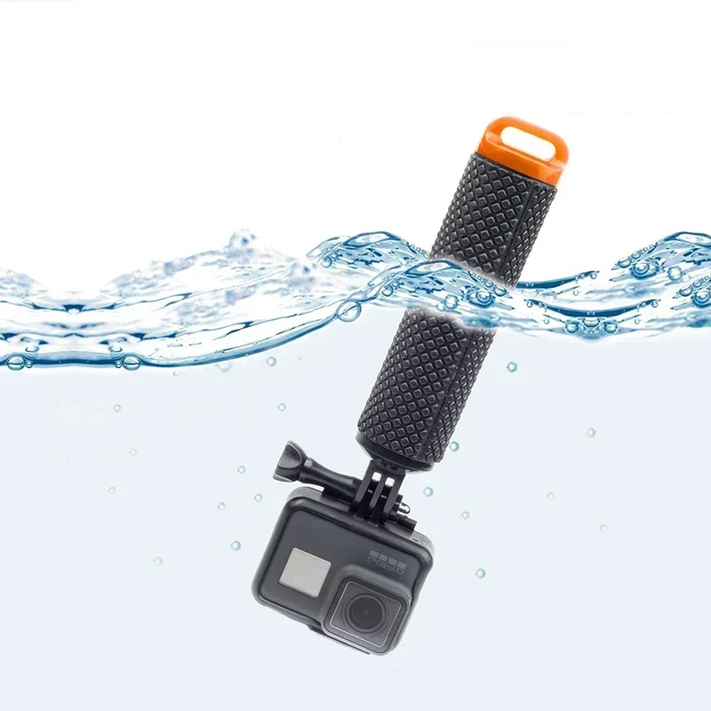 Фото Держатель ручки плавучести спортивной камеры для Gopro Hero 12, 11, 10, 9, 8, 7 XiaoYi SJ4000 DJI Osmo, аксессуары для крепления на поплавковую ручку №1