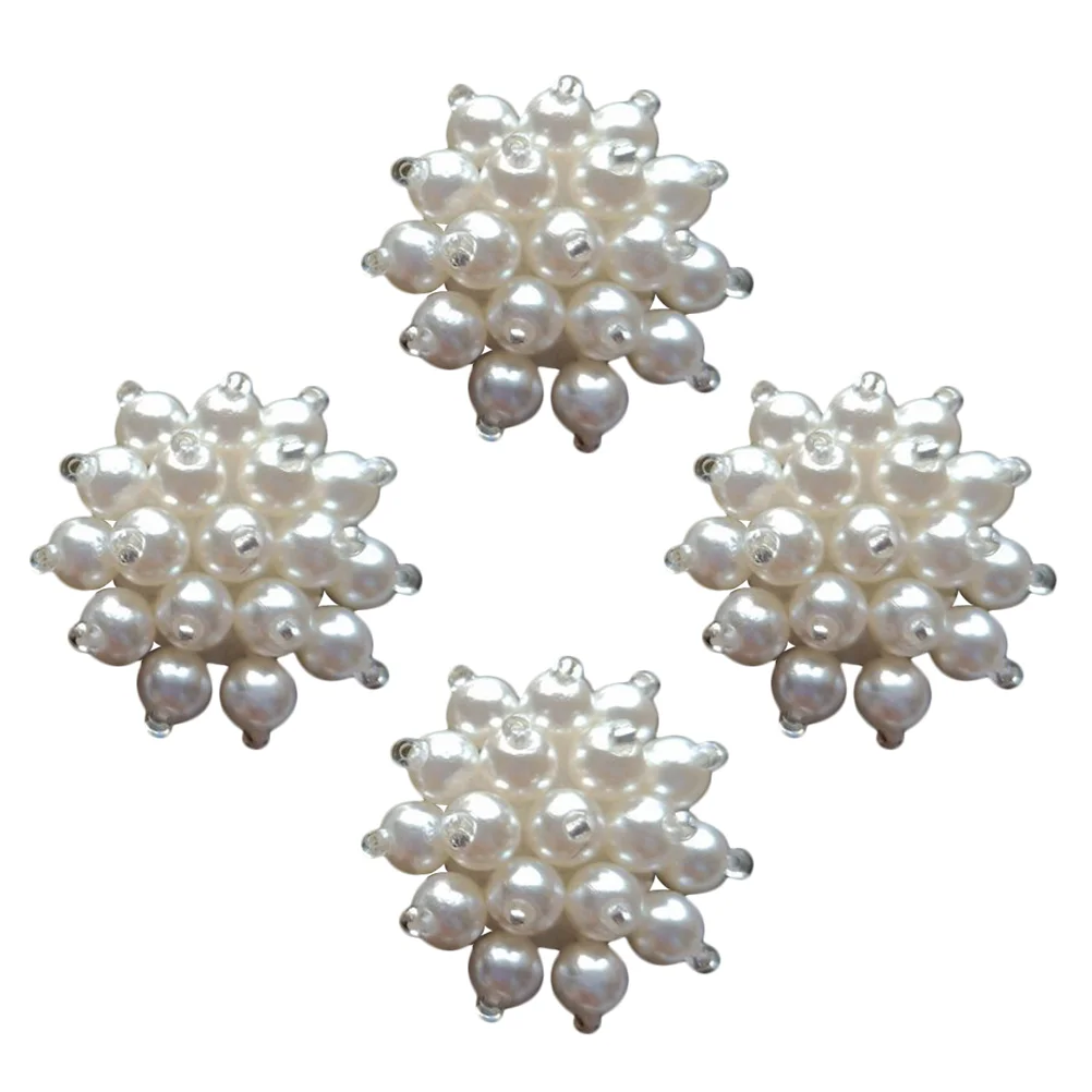

Pearl Shoe Clip Buttons Embellishments Shoes Flatweddingflatback White Jewelry Flower Prom Charm Party Bridal Decorative Button
