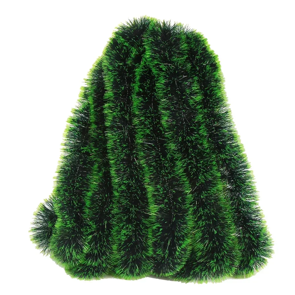 

Рождественская гирлянда из лент 200 см зелёная