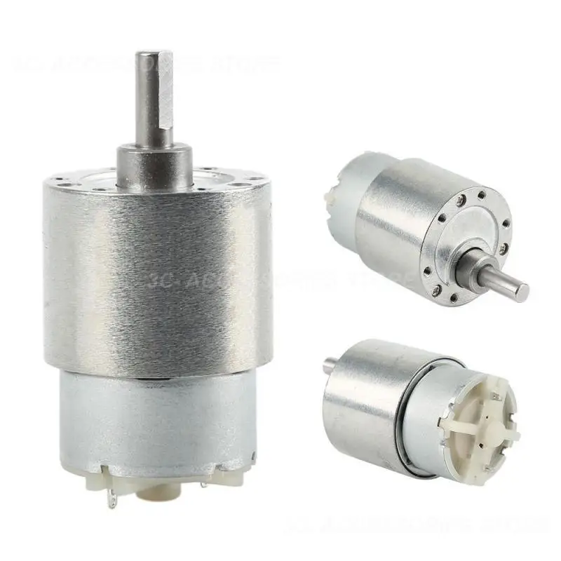 2022 250 Н * см 37 мм 15 об/мин редукторный двигатель 12 В постоянного тока редукторный двигатель с высоким крутящим моментом металлический редукторный электродвигатель