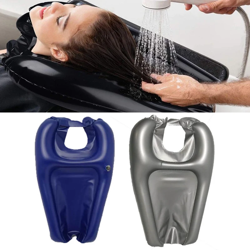 

Inflatable Shampoo Basin PVC Portable Shampoo Pad Foldable Bath Spa Tub Deflate Hair Washing Basin for Pregnant Women Elderly