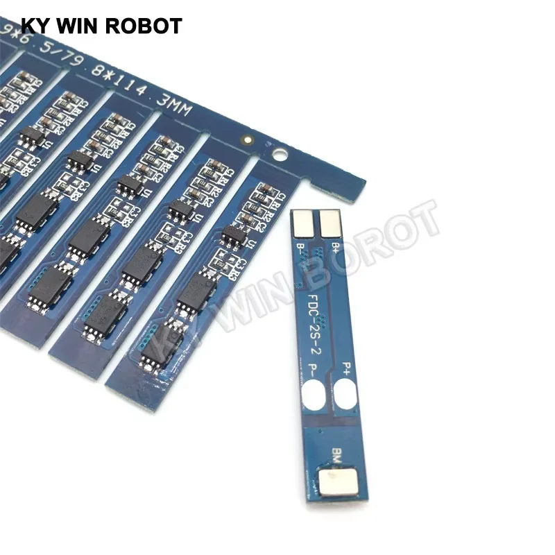

KY WIN ROBOT Плата защиты BMS PCM для литий-ионных аккумуляторов 18650 2S 3A 7.4В 8.4В