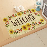 welcome mat for entrance doormat rectangular print anti slip floor carpet suitable for home kitchen washable indoor outdoor mat