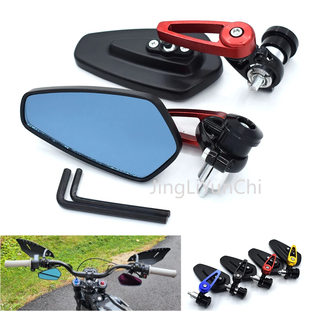 

Universal Motorcycle 7/8" 22mm Handlebar Aluminum Rear View Mirrors For Yamaha MT-01 MT-03 MT-07 MT-09/SR/FZ-07 FZ-09 MT-10