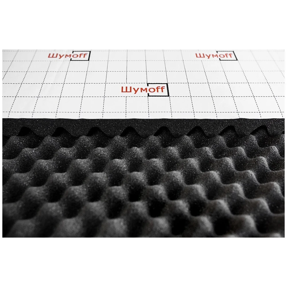 Шумоизоляция / Шумопоглощение Шумофф Шумoff Герметон А15 (3 листа размер 100 см Х 75 см)