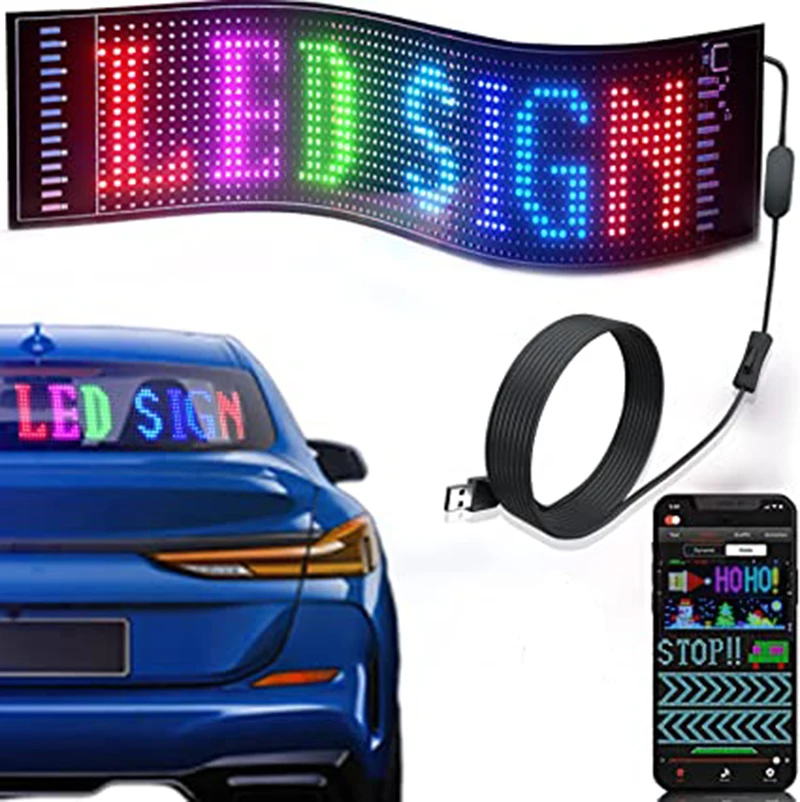 Светодиодный знак автомобиля декоративное освещение умное управление через