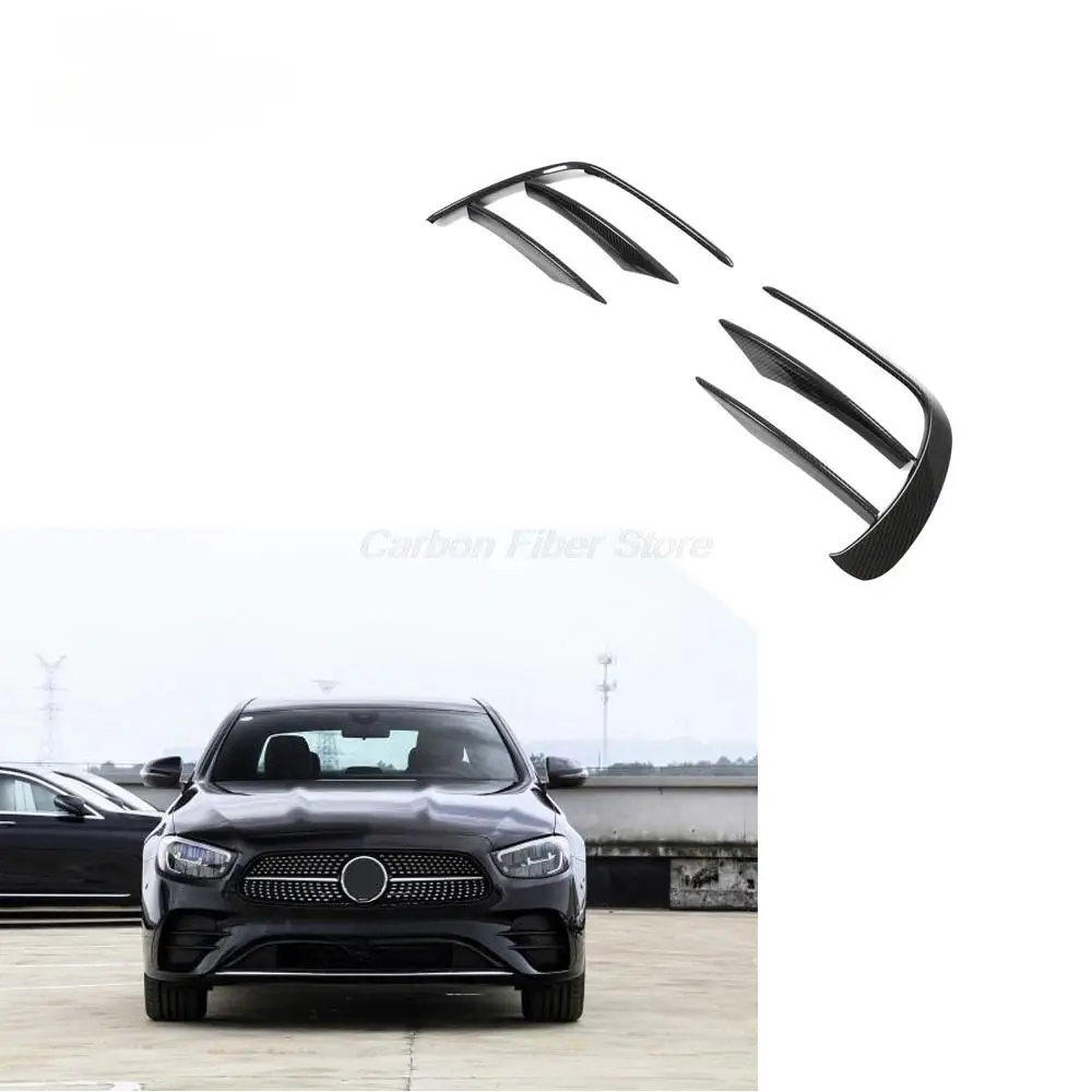 

E Class W213 Dry Carbon Fiber Car Canards Trims for Mercedes Benz E300 E350 E400 E450 Sedan 4-Door