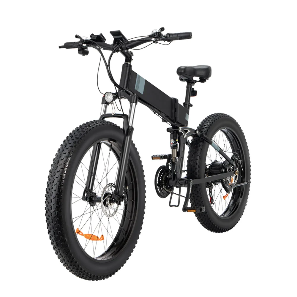 

1000W Electric Bike 48V 14Ah Power-driven Bicycle 26 Inch Portable Fold Mountain Ebike With Hydraulic Shock Absorber