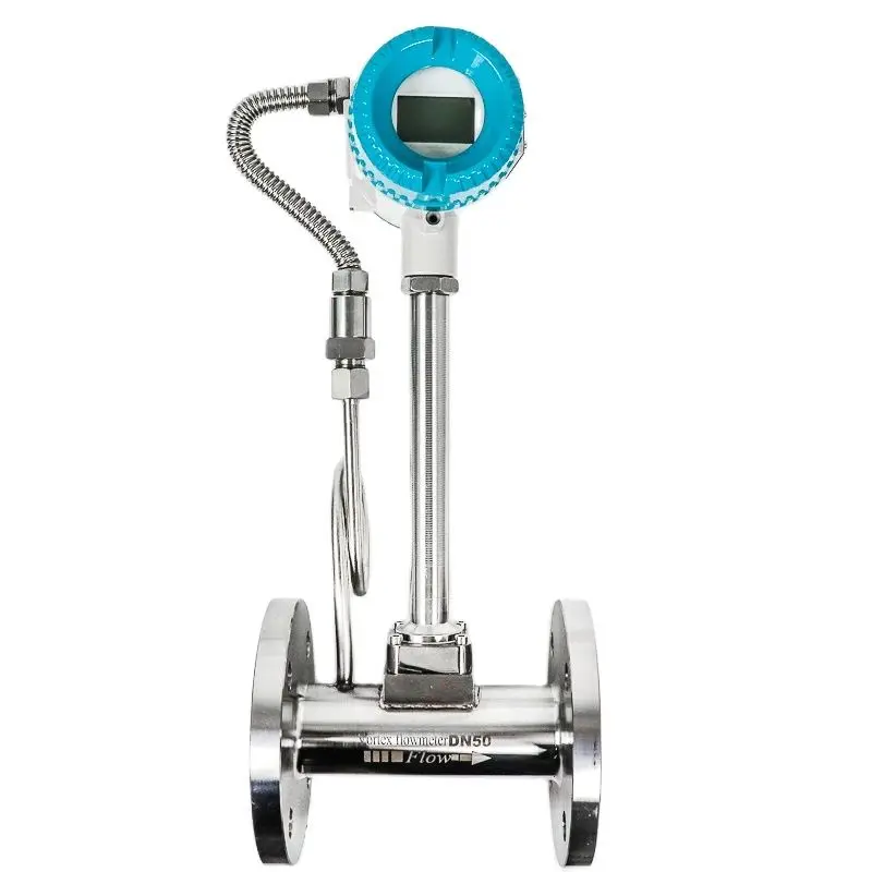 unkowa czujnik przepływu gazu Wysokotemperaturowy przepływomierz pary grzewczej Rozmiar 2&quot Przepływomierz wirowy