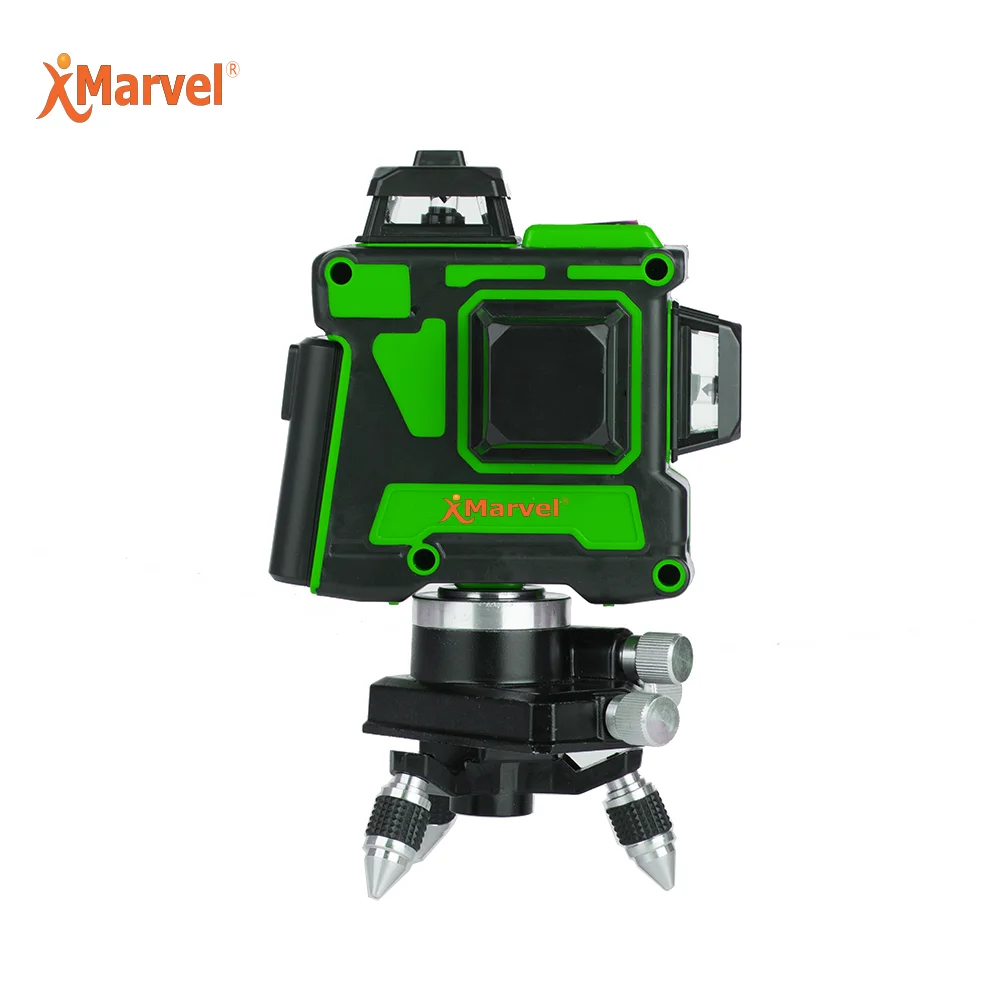 MARVEL Discount Price 360 Degree Auto Rotating Red Beam CE GS ROHS Certificates 1V1H Line Laser Level 12 Lines