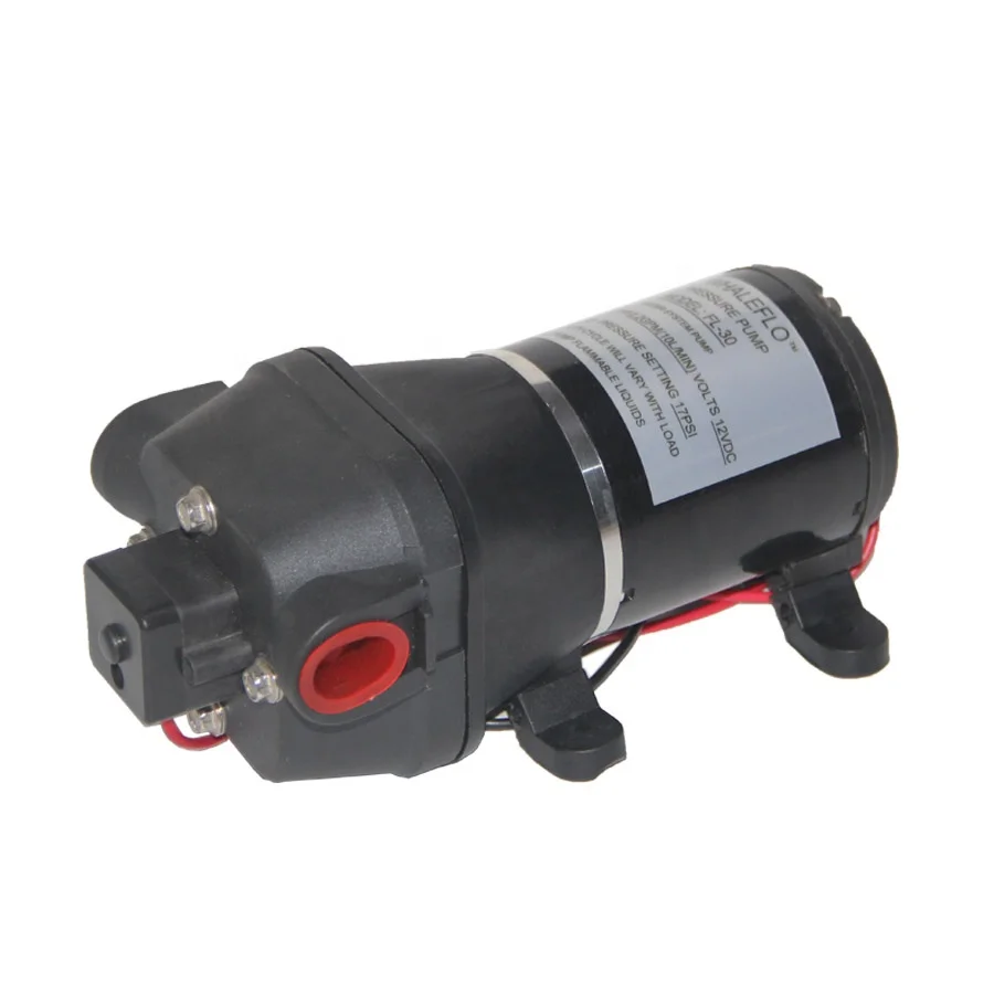 

Whaleflo Diaphragm Pressure Shower Pump FL-40 24 volt electric high flow rate industrial diaphragm water pump